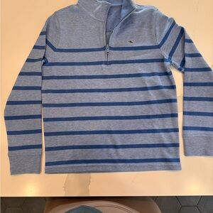 Vineyard Vines Boys Half-Zip Light Blue Pullover